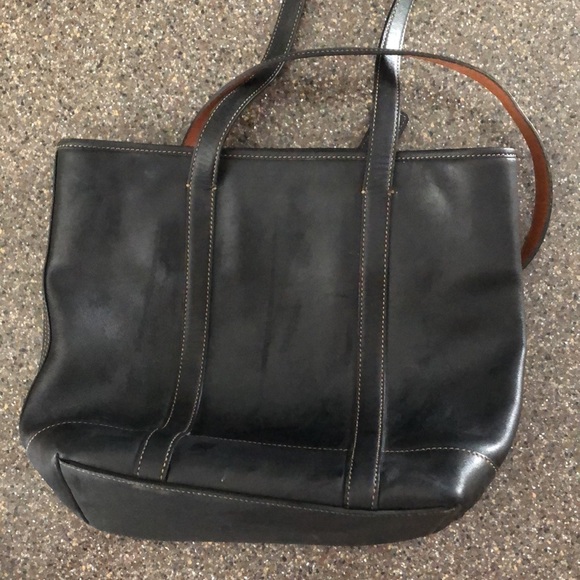 Vintage Coach black tote - Picture 5 of 7